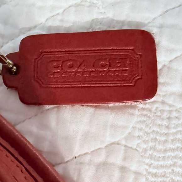 Coach Vintage Red Leather Crossbody Bag - Picture 7 of 16